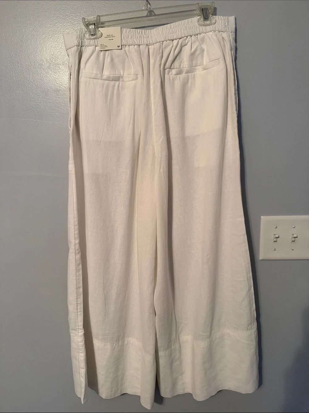 Banana Republic Wide-Leg Linen-Blend Pants
